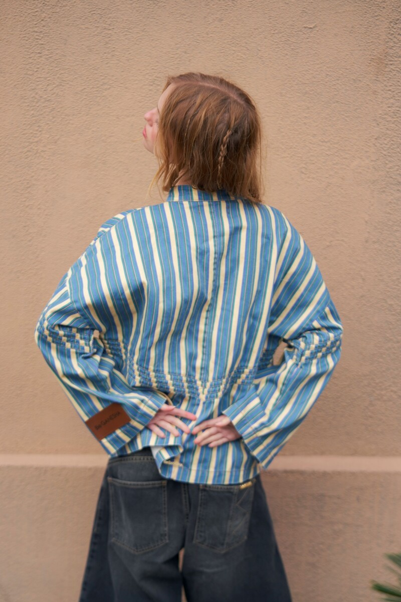 Camisa Mao Estampado Verde