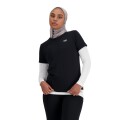 Remera New Balance de Dama - HEATHERTECH - WT41190BK BLACK
