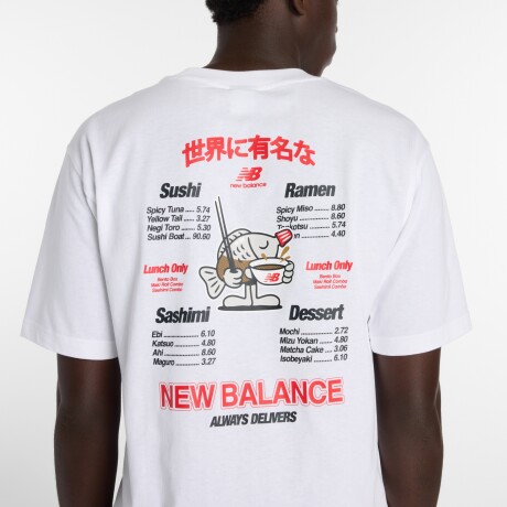 Remera New Balance de Hombre - - MT61H51DWT WHITE