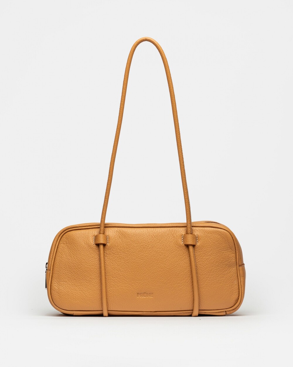 Cartera al hombro Horizon en cuero graneado Cuoio