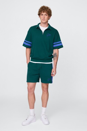 Short Deportivo Sin Felpa Logo Gap Hombre Rain Forest 19-5232 Tc