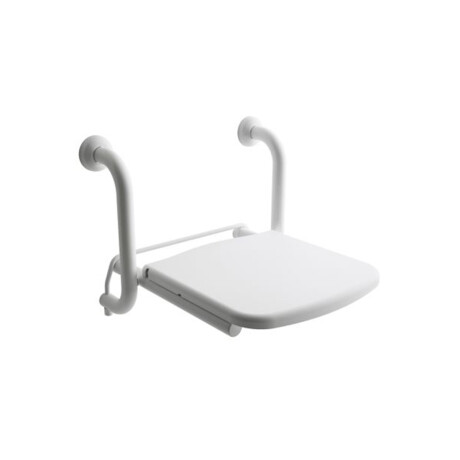 SILLA REBATIBLE PARA DUCHA DE BAÑO REFORZADA BLANCO MATE 000