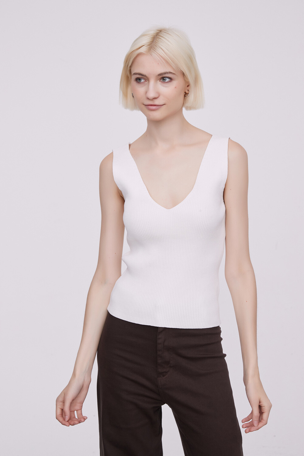 Musculosa Sotaqui Marfil / Off White