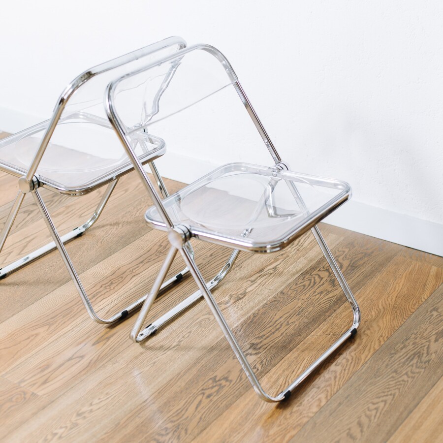 Silla Plia Transparente