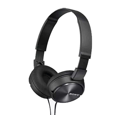 AURICULAR SONY -MDR ZX110 Black -Vincha Plagable Sin color