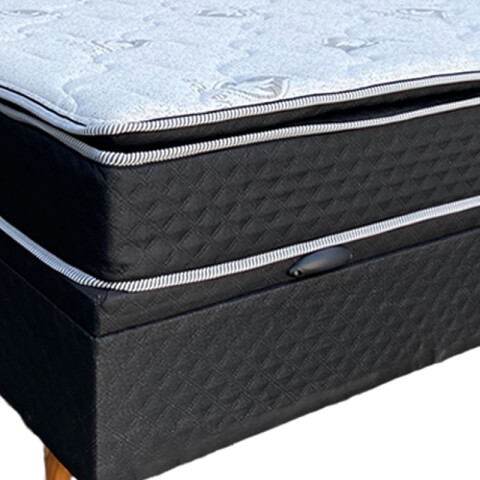 Sommier ATENAS con BAUL 138 - 2 Plazas - Espuma EPS y Pillow Top Sommier ATENAS con BAUL 138 - 2 Plazas - Espuma EPS y Pillow Top