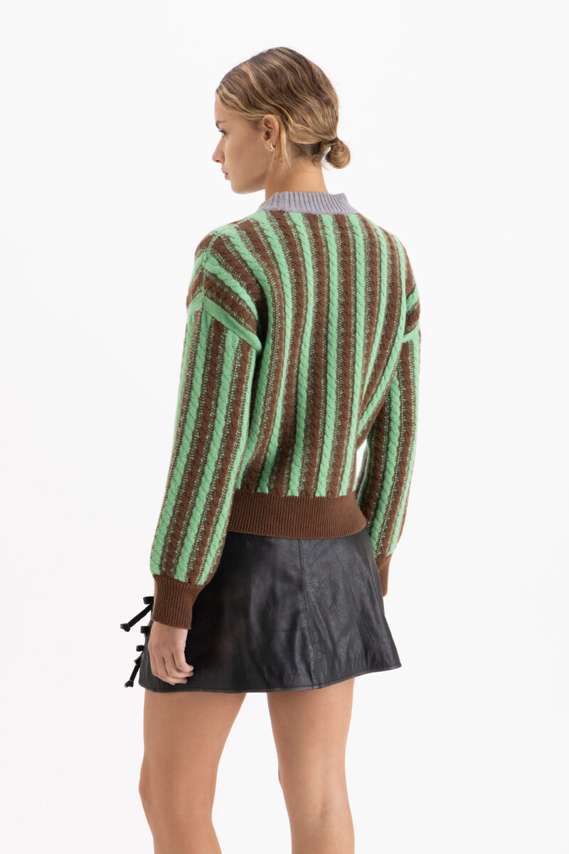 SWEATER ARROW Marron