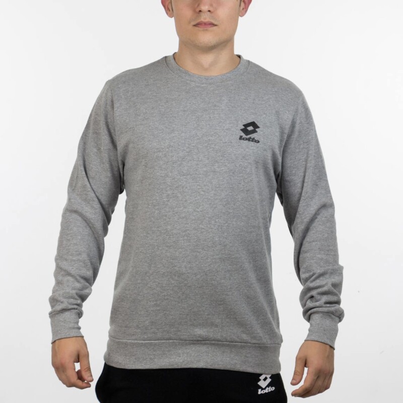 LOTTO HOMBRE BUZO DE CUELLO REDONDO LOGO CHICO - GRIS Gris