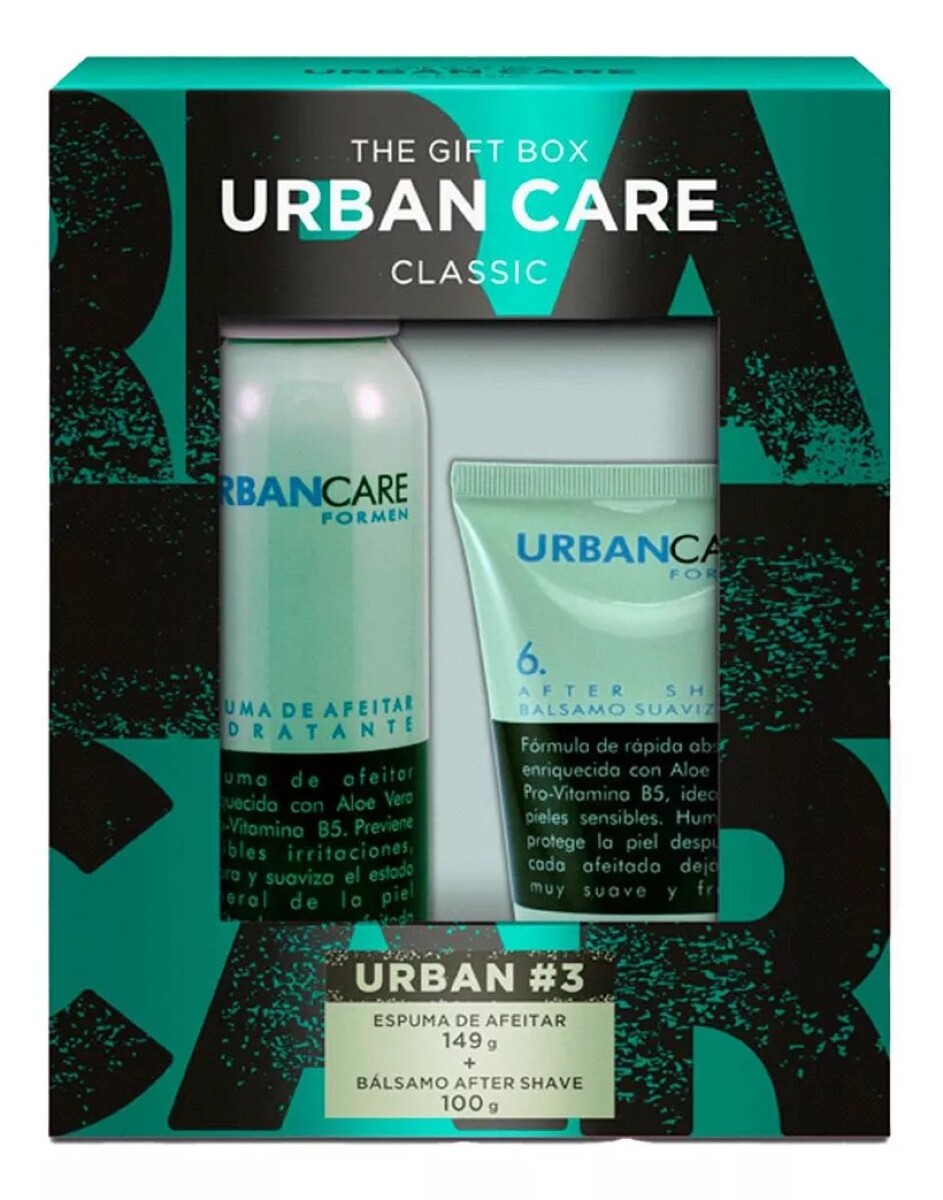 Espuma de Afeitar Urban Care Extreme 149 g + Bálsamo After Shave 100 g 