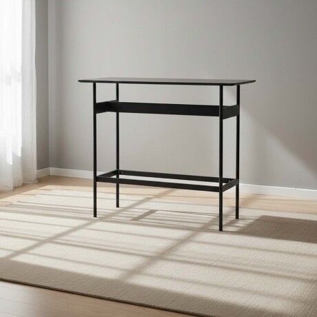 MESA BARRA MDF-Y-METAL NEGRO RUDY