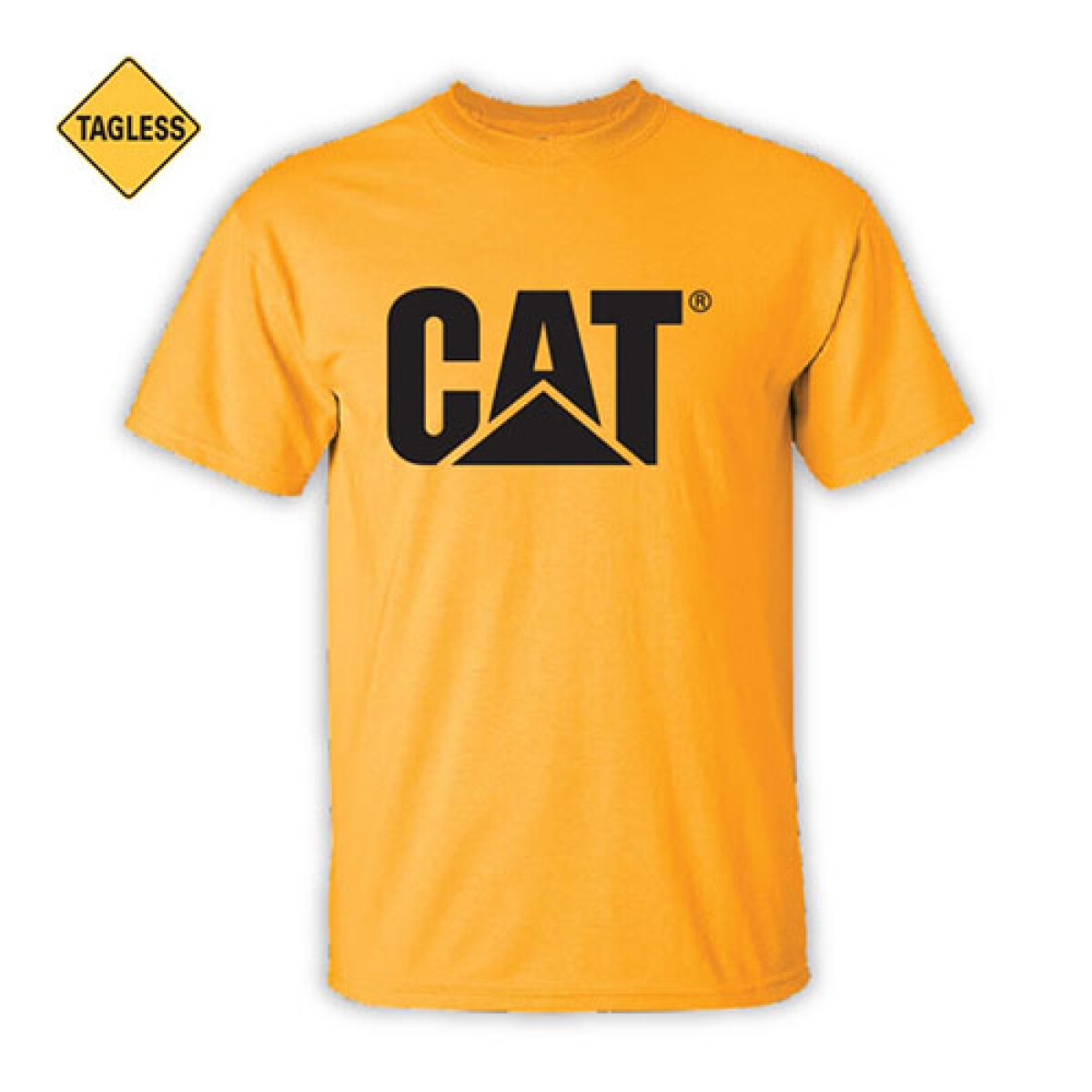 T-Shirt amarillo Cat 