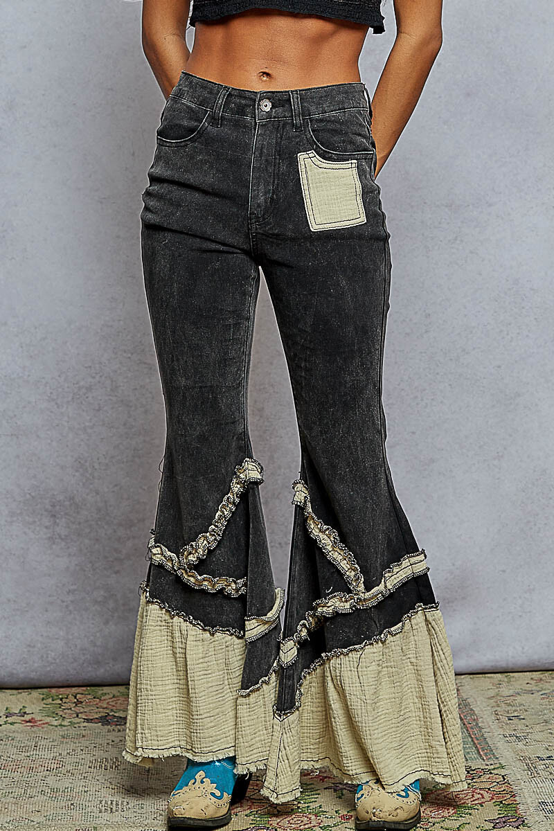 DENIM OXFORD Negro