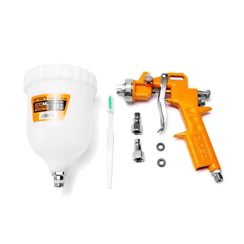 DINGQI PISTOLA DE PINTAR PROFESIONAL GRAVEDAD 1.5 MM 50PSI TANQUE 600 ML Dingqi Pistola De Pintar Profesional Gravedad 1.5 Mm 50psi Tanque 600 Ml