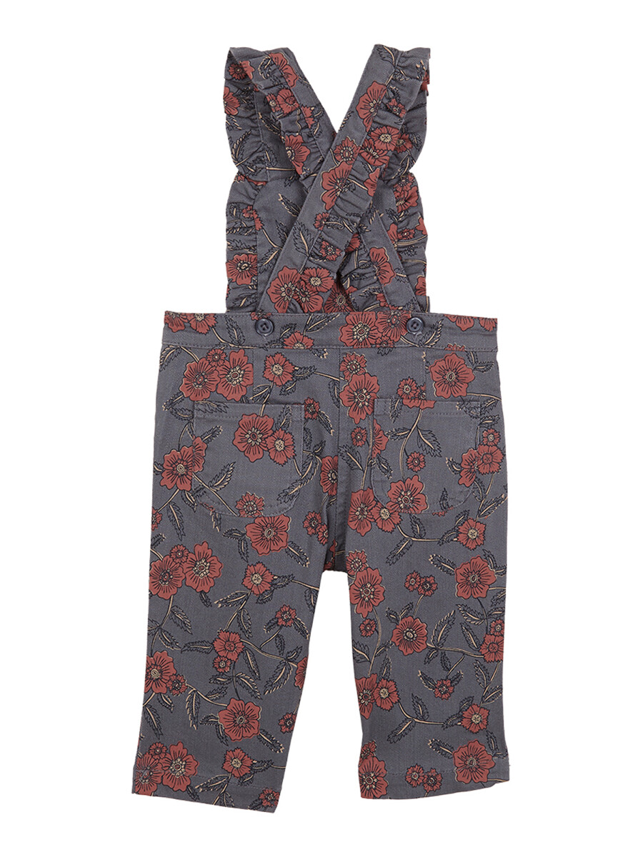 Pantalon Con Tirantes Petroleo