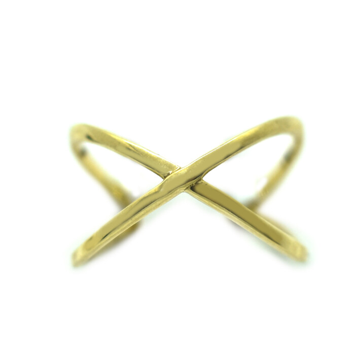 Anillo en Oro 10Kilates Cruzado Anillo en Oro 10Kilates Cruzado