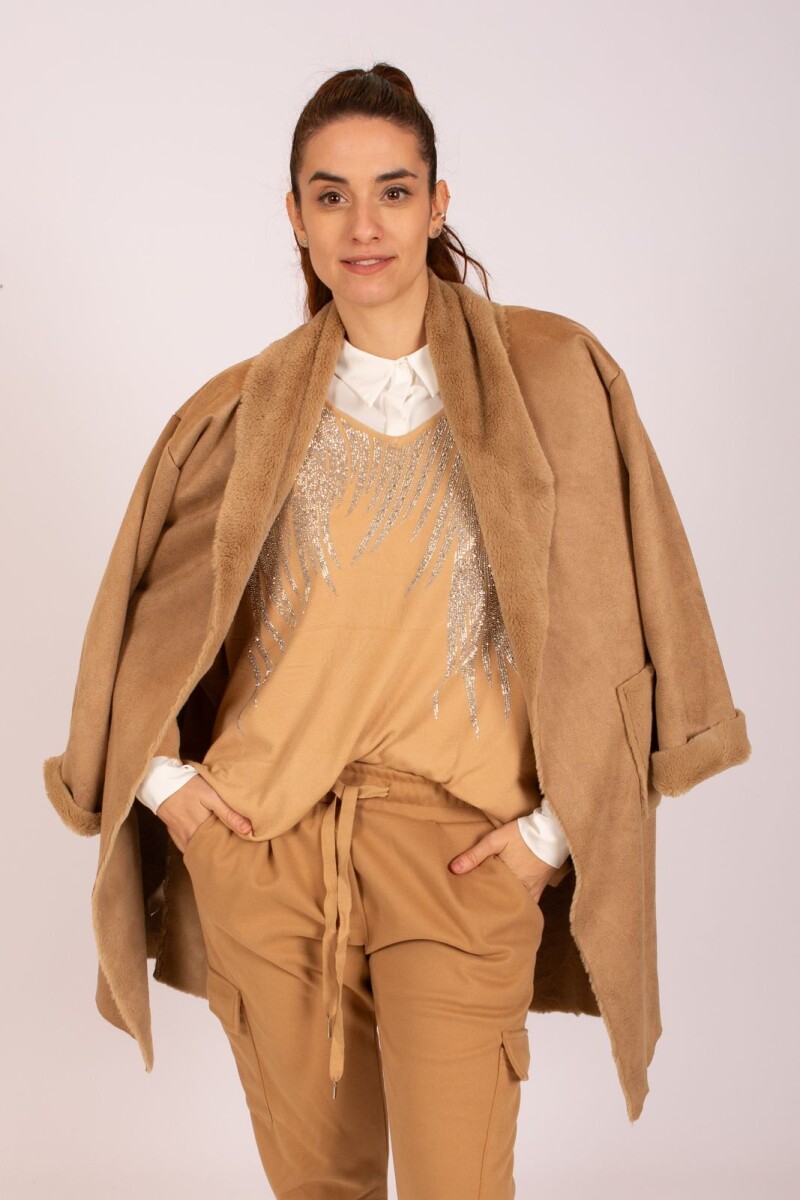 Babucha tipo cargo - Camel 