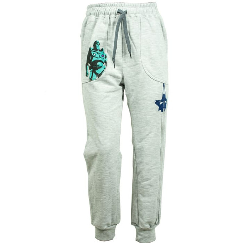 Pantalon Disney LightYear Felpa Frizado de Niños Gris-melange