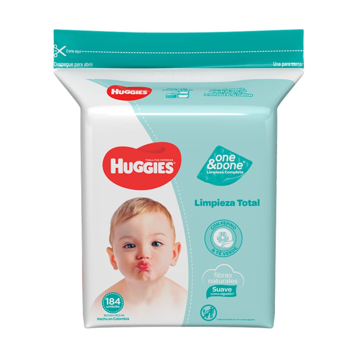 Toallitas Húmedas Huggies Limpieza Cotidiana Pack Ahorro X288 — Coral