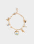 Pulseras Flexibles Multi dijes Pulseras - Dorado
