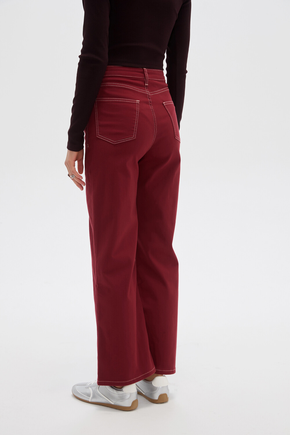 Pantalon Eleme Bordeaux
