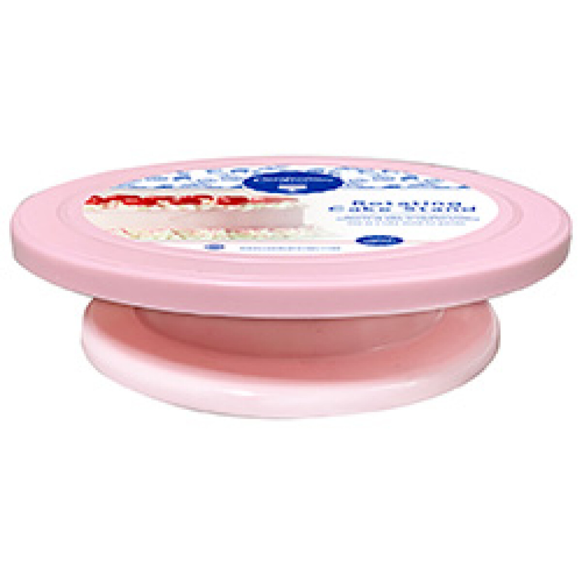 SOPORTE PARA TORTA GIRATORIO PLASTICO D28x7CM 