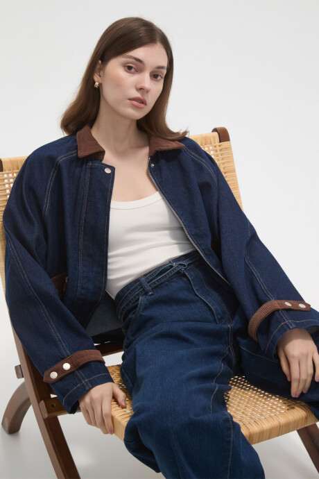 Campera Cozi Azul Oscuro