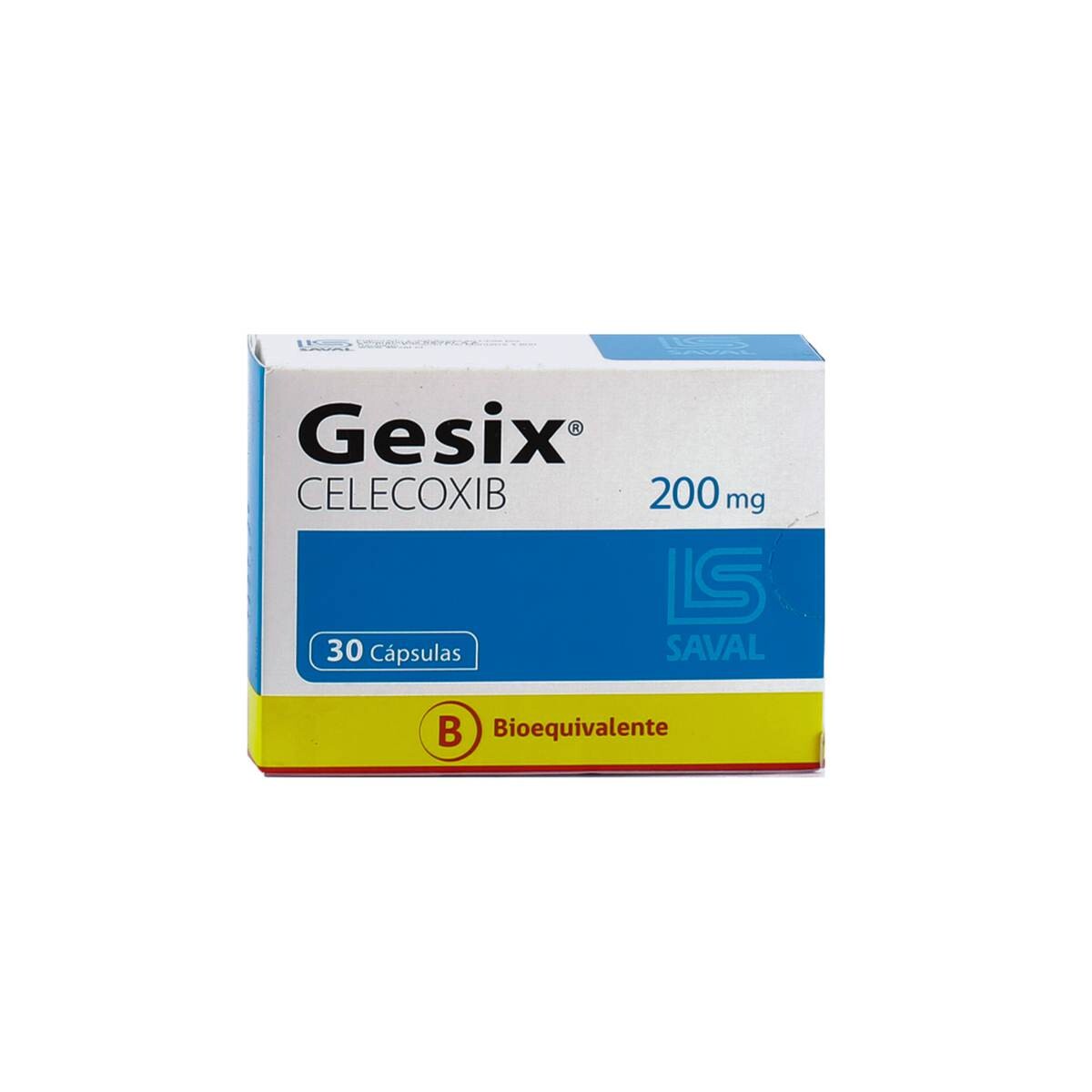 GESIX 200 MG. CJ X 30 CÁPS. 