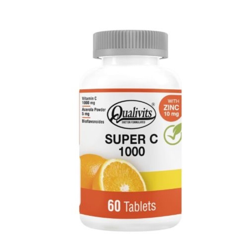 SUPER C 1000 MG + ZINC 60 TAB SUPER C 1000 MG + ZINC 60 TAB