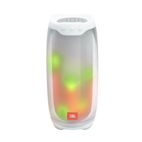 Parlante Portátil JBL Pulse 4 360 LED Bluetooth | 12 horas 20W Blanco