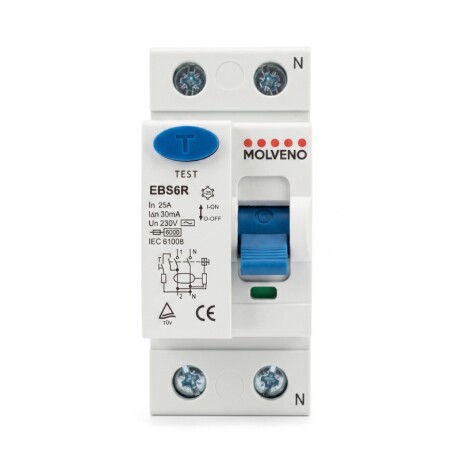INTERRUPTOR DISYUNTOR DIFERENCIAL Interruptor Disyuntor Diferencial 2P 25A 30mA