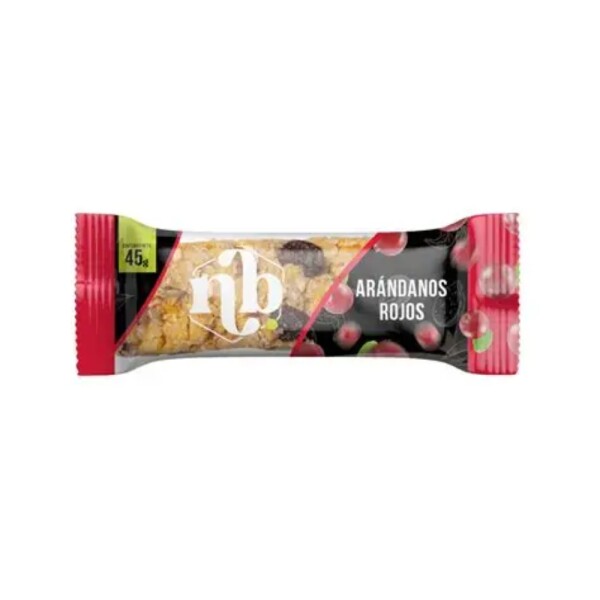 Natural Bars Coco Rallado Arándanos Rojos 45g Natural Bars Coco Rallado Arándanos Rojos 45g