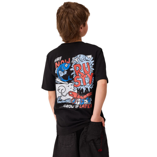 Remera Rusty de niño Burnita - Negro Remera Rusty de niño Burnita - Negro