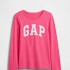 V-FRCH LS LOGO TEE WEDNESDAY PINK