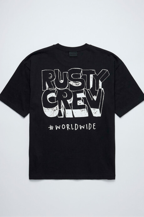 T-SHIRT TUMAR RUSTY Negro