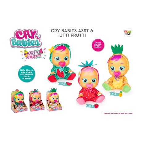 Figura Cry Babies Tutti Fruti Mel Pia y Ella 001