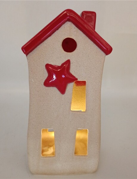 CASA DECORATIVA 9.5*8*19.5CM CERAMICA CASA DECORATIVA 9.5*8*19.5CM CERAMICA