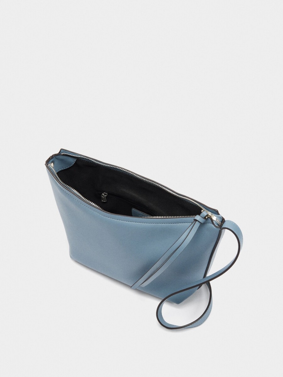 Bolso Bandolera Liso azul
