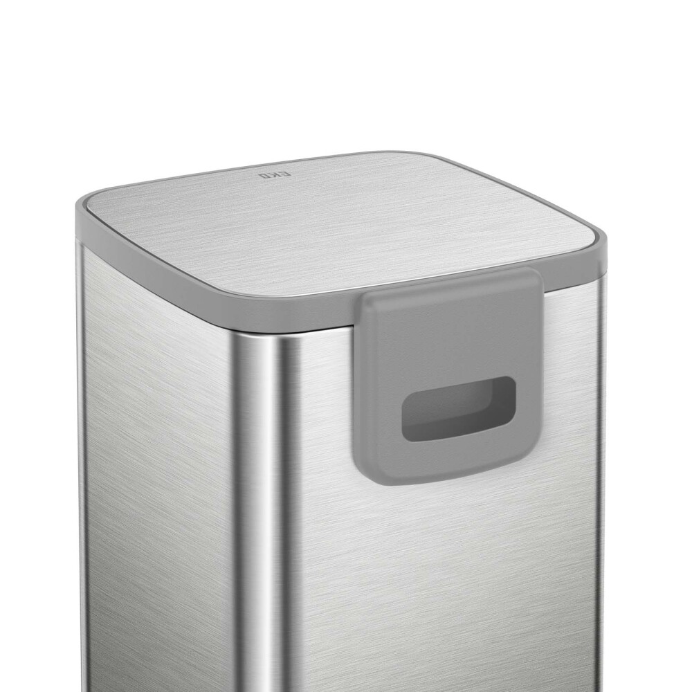 PAPELERA ACERO-INOXIDABLE GRIS EK9584MM