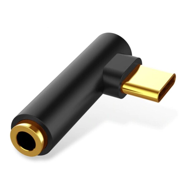 Adaptador de Audio USB Tipo C a Jack 3.5 en L Adaptador de Audio USB Tipo C a Jack 3.5 en L
