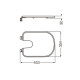 TAPA INODORO BARI MDF BLANCO BRILLO PARA BAÑO DE COLGAR 000