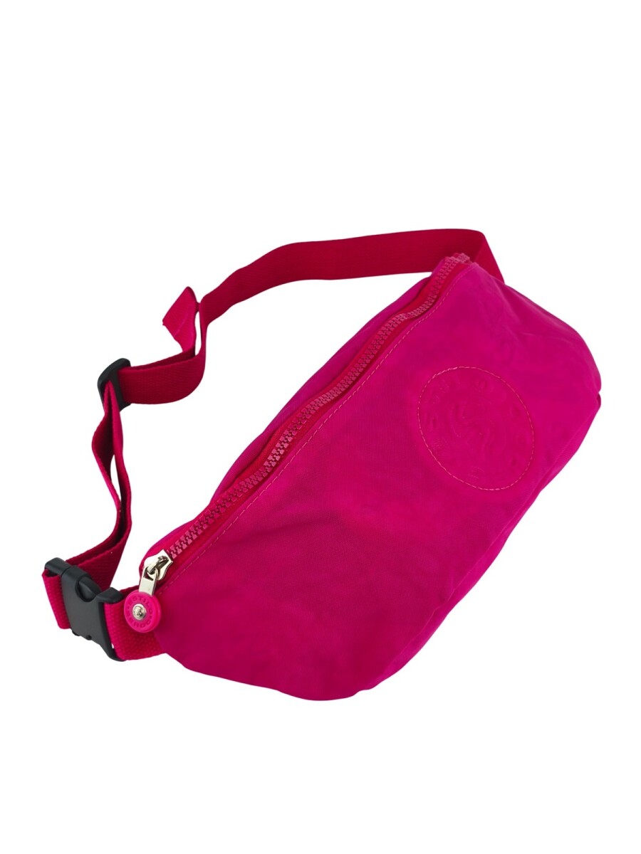 Riñonera Premium de Tafeta Amasada - Rosa 