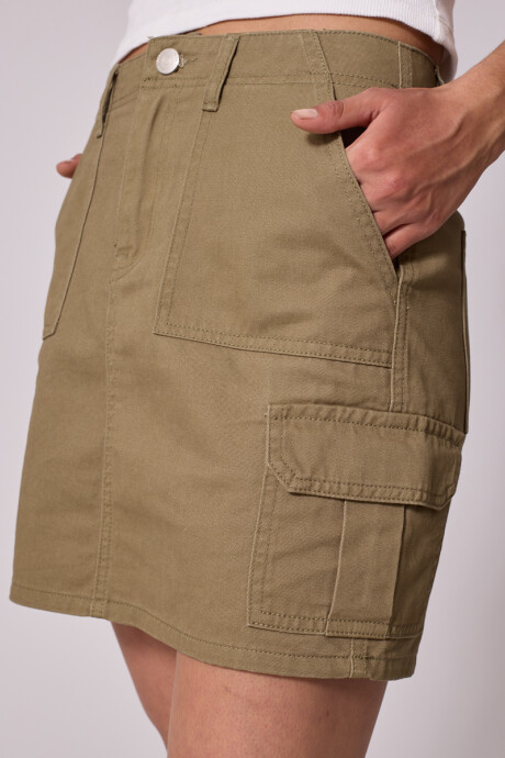FALDA CORTA JAYLA DIXIE Militar