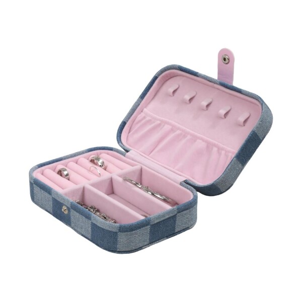 Alhajero rectangular pinky celeste