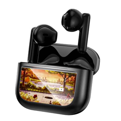 Auriculares YX28 Bluetooth Inalámbricos Recargables Táctiles Negro