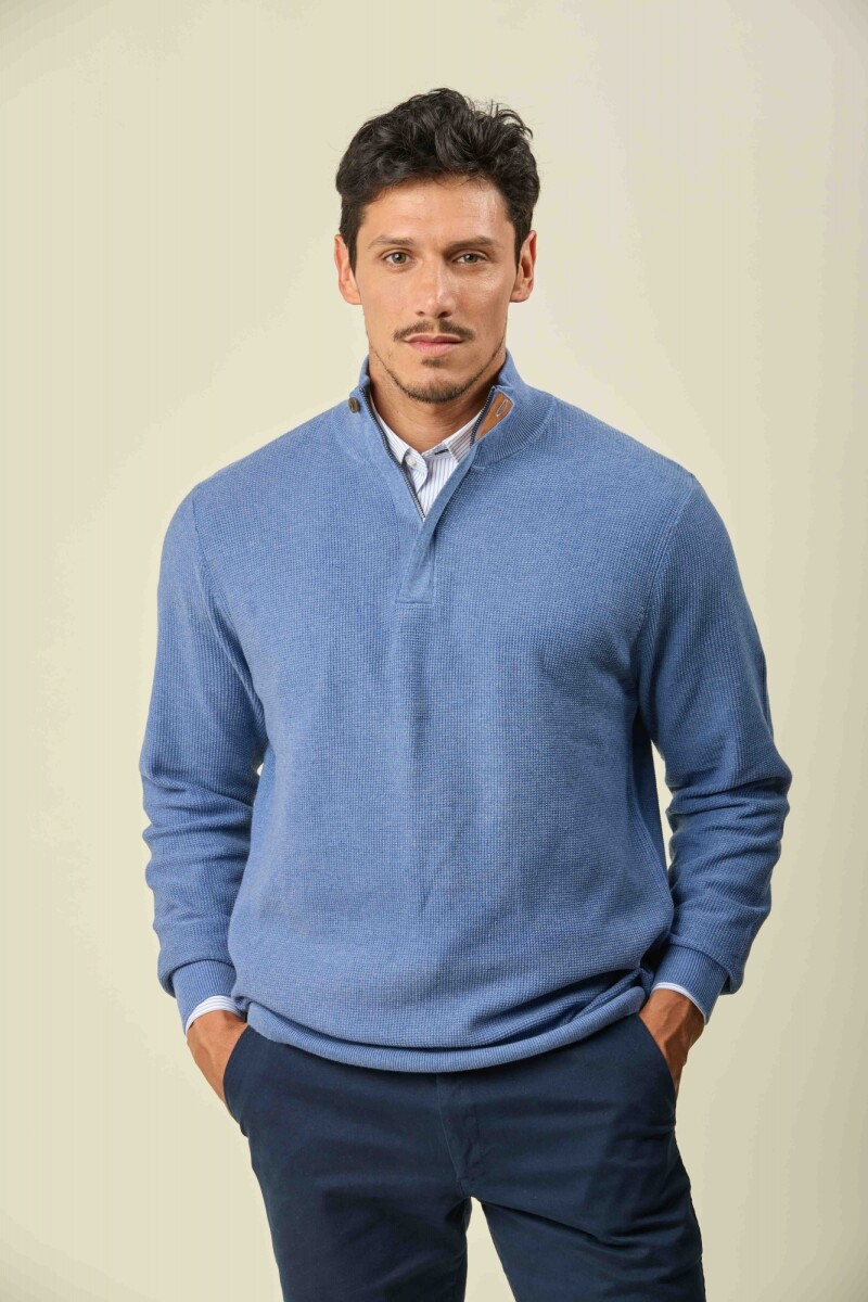 Buzo Algodón Medio Cierre - Jean 