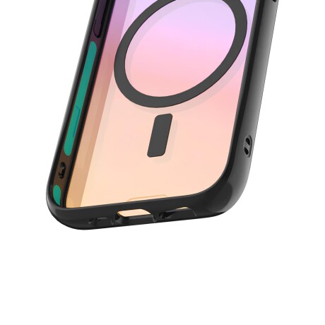 Protector Case MOUS Case Clarity para iPhone 15 Pro Max Iridescent