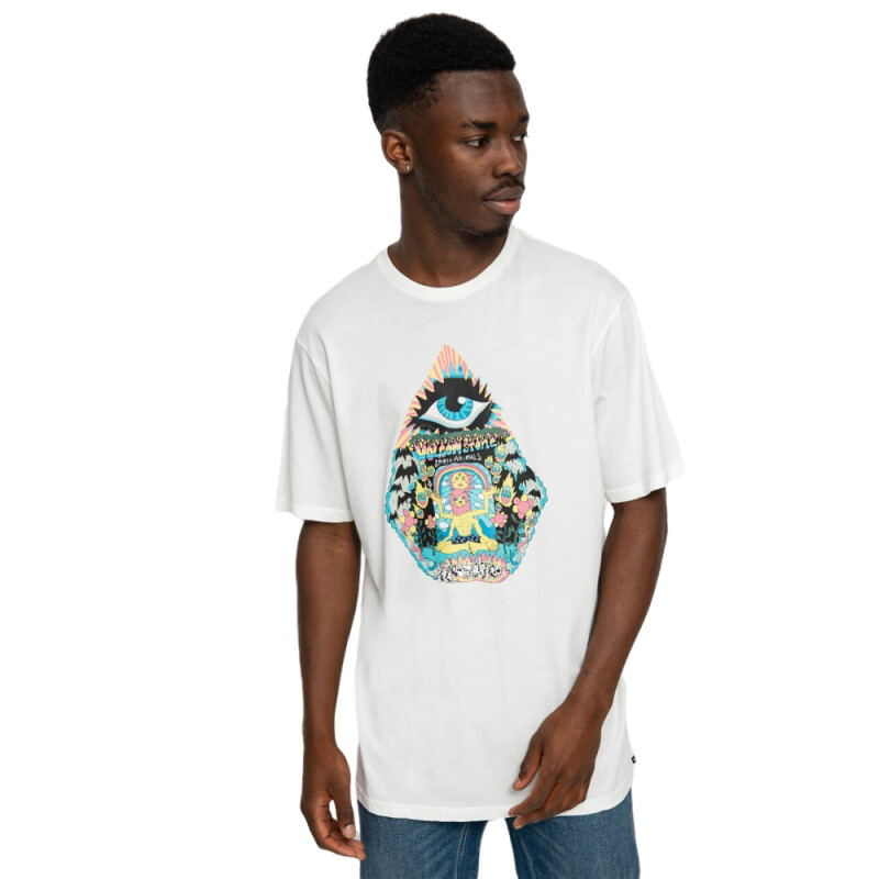 Remera Volcom Team Vitals - Blanco Remera Volcom Team Vitals - Blanco