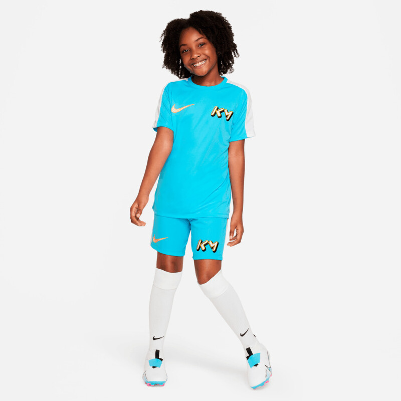 Remera Km Dri-Fit de Niño Azul