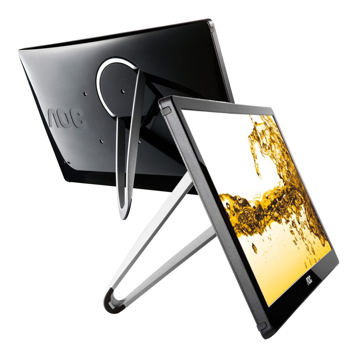 Monitor Usb Aoc 15,6'' Soporte Plegable 