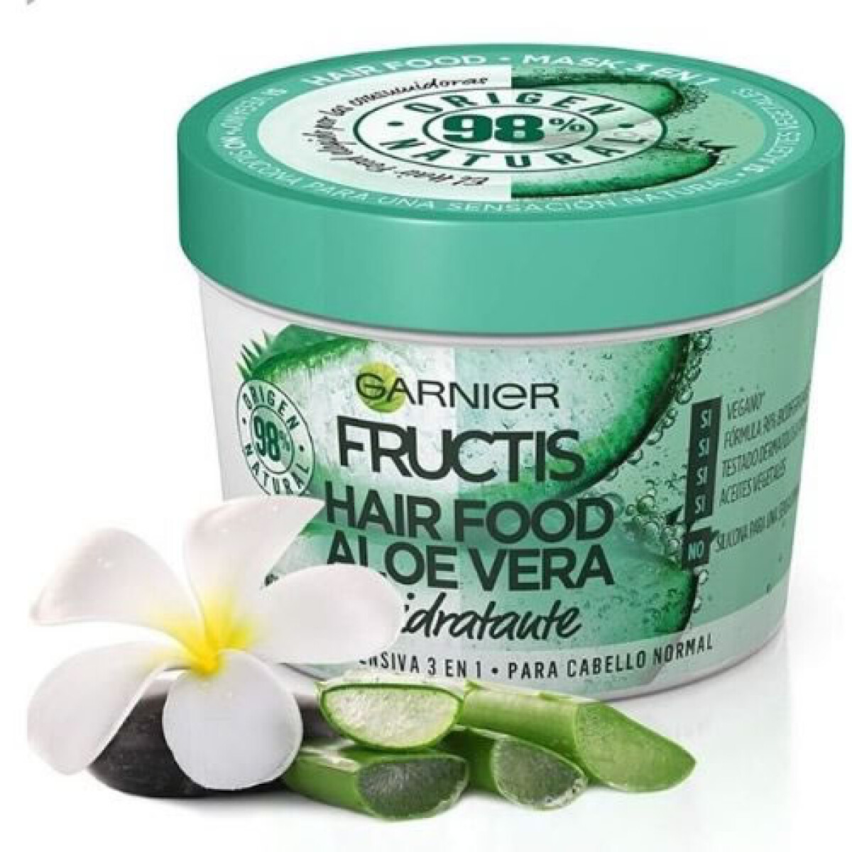 Fructis Hair Food Tratamiento Aloe 350ml 